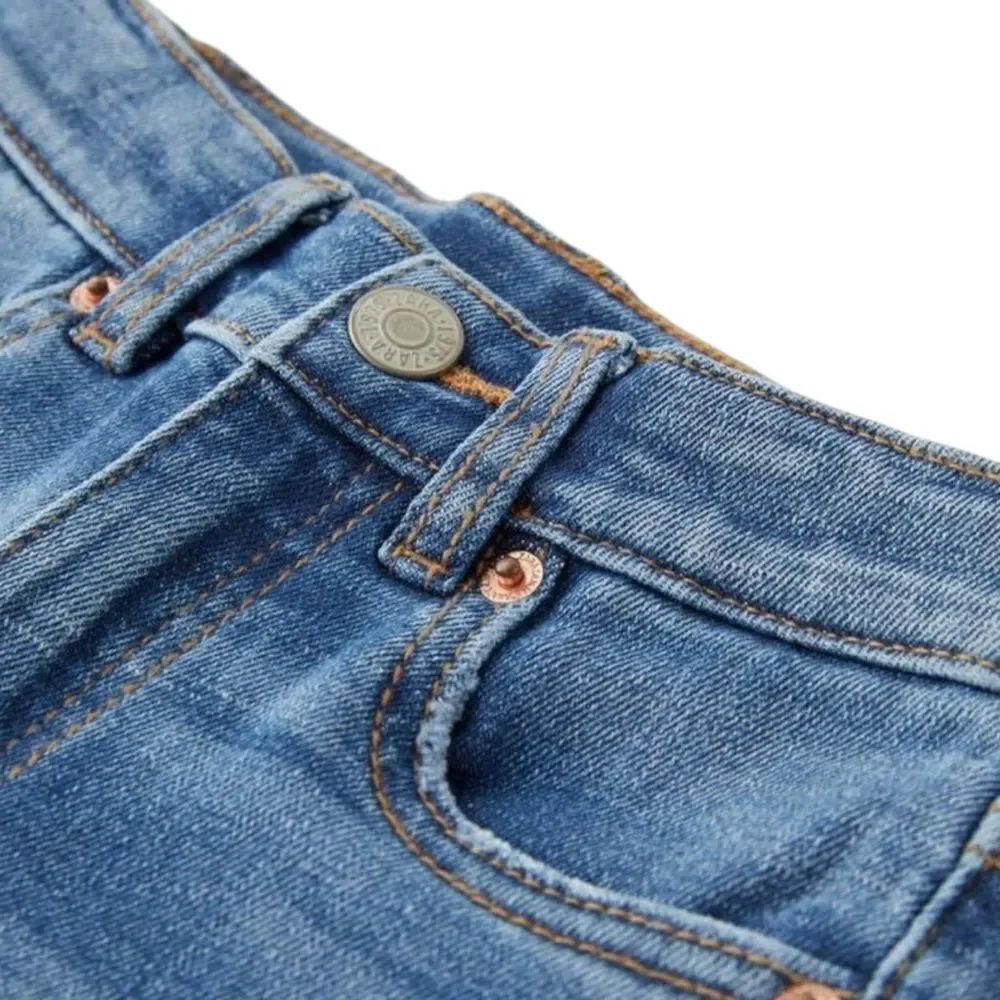 ZARA Kids Blue Skinny Fit Jeans NWT Girl Size 8 Stretch Denim